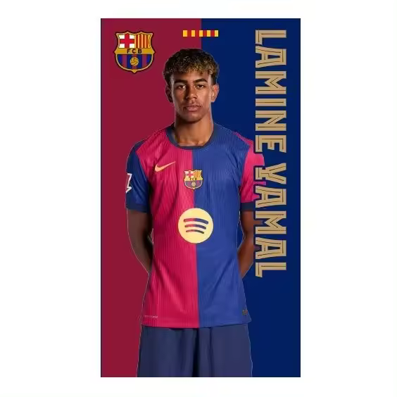 Toalla Lamine Yamal FC Barcelona Microfibra 70x140cm. - 1