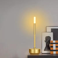 Lámpara De Mesa Recargable Con Sensor Táctil Luz Nocturna LED Para Lectura Sin Cable Decorativa Para Restaurante Hotel Bar Dormitorio - details 17