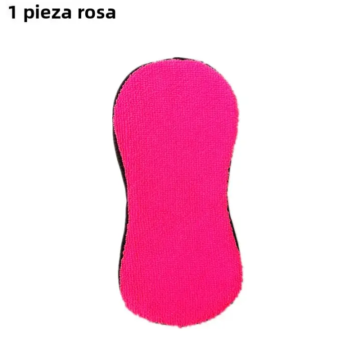 Esponja De Limpieza Para Coche Alta Absorción De Agua Microfibra Bloque Eliminación De Polvo Esponja De Esponja De Felpa Coral Herramienta De Limpieza - 1
