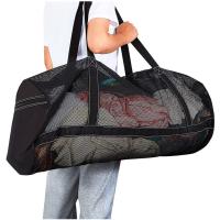 Bolsa de buceo de malla grande Bolsa de lona de malla con bolsillo con cremallera Bolsa seca de viaje para equipo de snorkel - details 5