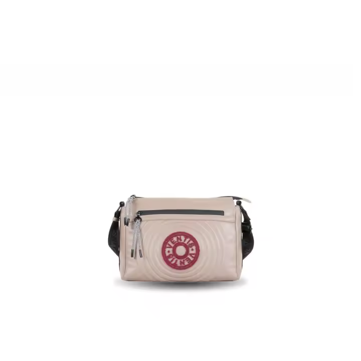 Bolso Bandolera Señora Ventis 241306.04 Taupe - Bolso de Mano en Polipiel con Cremallera, Asa Larga Ajustable - Medidas 29x20x13 cm - 1