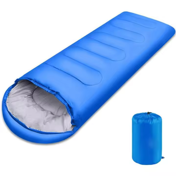 Saco de dormir de 82,7*29,5, Saco de dormir Liviano a prueba de Viento para 4 Estaciones, Con Bolsa de compresión, impermeable, relleno de microfibra, 15-25 Grados Adaptado para mochileros/senderismo/Campamento/Escalada - 1