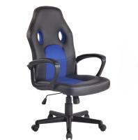 Silla de oficina Elbing en Cuero PU Negro/azul - details 0