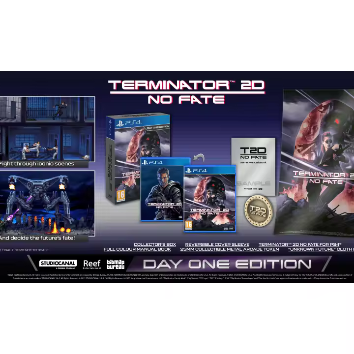 Terminator 2D NO FATE Day One Edition - PS4 - Nuevo Precintado - PAL España - Meridiem - 1