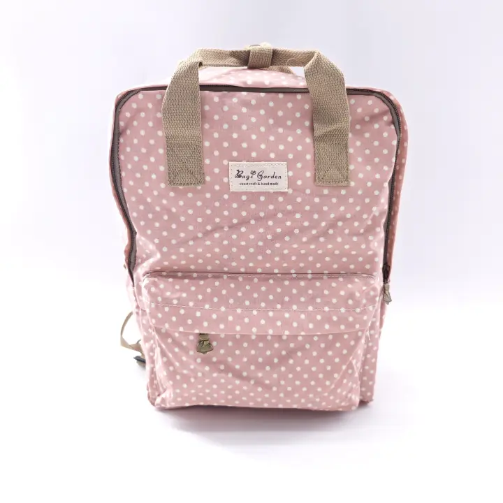 Bagsgarden Mochila de impermeable lunares, para estudiantesideal para viajes y doble hombro - 1