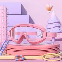 Gafas de natación para niños con montura grande, impermeables y antivaho, HD, para juegos acuáticos y rafting, equipamiento para exteriores, cómodas y a la moda, diseño de dibujos animados. - details 13