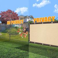90% canvas de Sombra para Exterior with ojales para pérgola, patio, Glorieta, Terraza, Jardín, Porche, Trigo - details 2