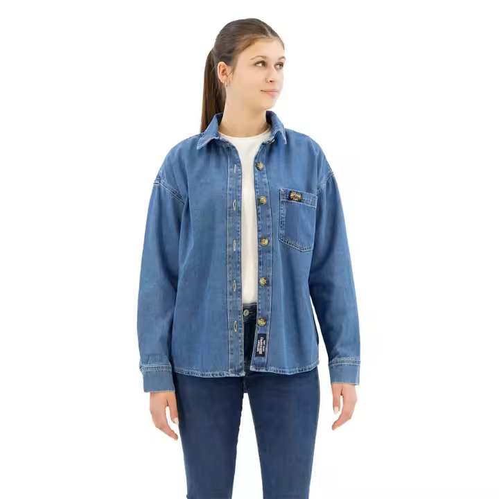 Ropa mujer Chaquetas Superdry Sobrecamisa W4010439a Azul - 1