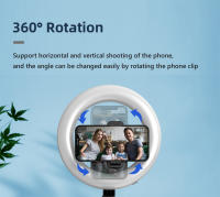 Palo Selfie Con Luz De Anillo De 8 Pulgadas Trípode Plegable De 1680mm Con Lámpara Recargable Bluetooth Sin Cable Para Smartphone iOS Android - details 10