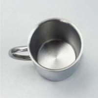 Mango aislado con tapa de acero inoxidable taza de café taza de té café Café capas dobles calentador, acero inoxidable, plata, 400ml - details 2