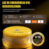 Baliza de emergencia V16 Geolocalización DGT 3.0 | con 3 Indicadores Led Conexíon | Bateria | GPS Homologada por DGT [SIM y Datos Pagados hasta 2038] - details 2