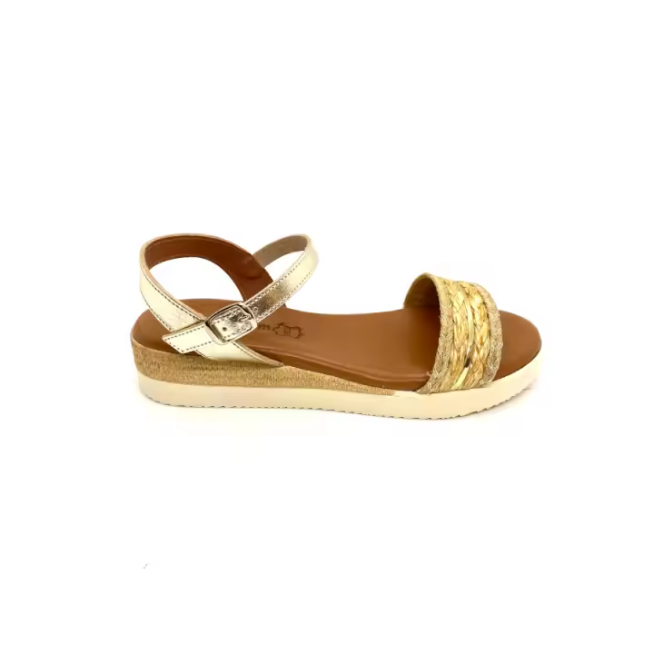 Sandalia Fanny Valero Oro - 1