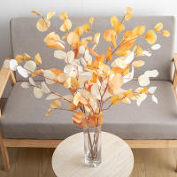 1PC Eucalipto Artificial De 87cm Ramas Largas Para Decoración De Hogar Jardín Bodas Y Fiestas Hojas Sintéticas De Color Verde - details 3