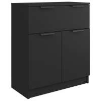 vidaXL Aparador de madera contrachapada 60x30x70 cm Mueble de Almacenaje de Salón, Buffet para salón, Armario Auxiliar, Armario de Almacenamiento - details 3