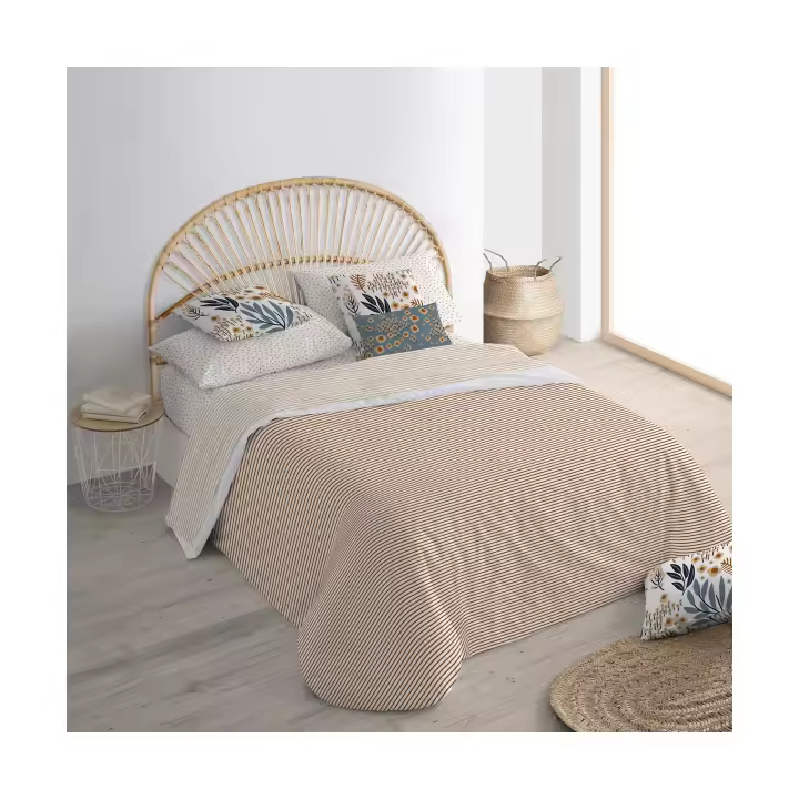 BL Belum Funda Nórdica 100% Algodón Orgánico Florencia con Cuello de Botella y Funda de Almohada - 1