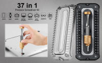 Kit De Destornilladores Precisi\u00f3n 37PCS Con Dise\u00f1o De Gravedad Baja Y Mango Magn\u00e9tico Y Piezas De Acero S2 Para Reparaci\u00f3n De Electr\u00f3nica - details 0