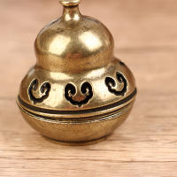 Encendedor De Incienso En Forma De Loto Buddha Buddhism Metal Mini Decoración Para El Hogar Sandalwood Censer Artesanía Metálica - details 11