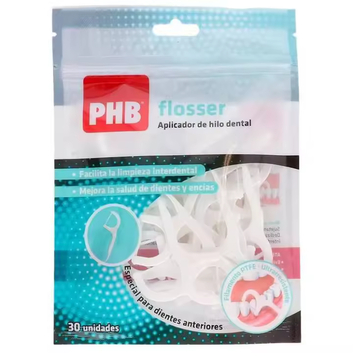 Phb Flosser Aplicador Desechable Para Hilo Dental, 30 Uds - 1