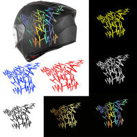 Pegatina Reflectante Para Casco De Motocicleta HAHAHAHAHA Vinilo Impermeable Decoración Accesorios De Estilo Para Coche Moto Personalización - details 1