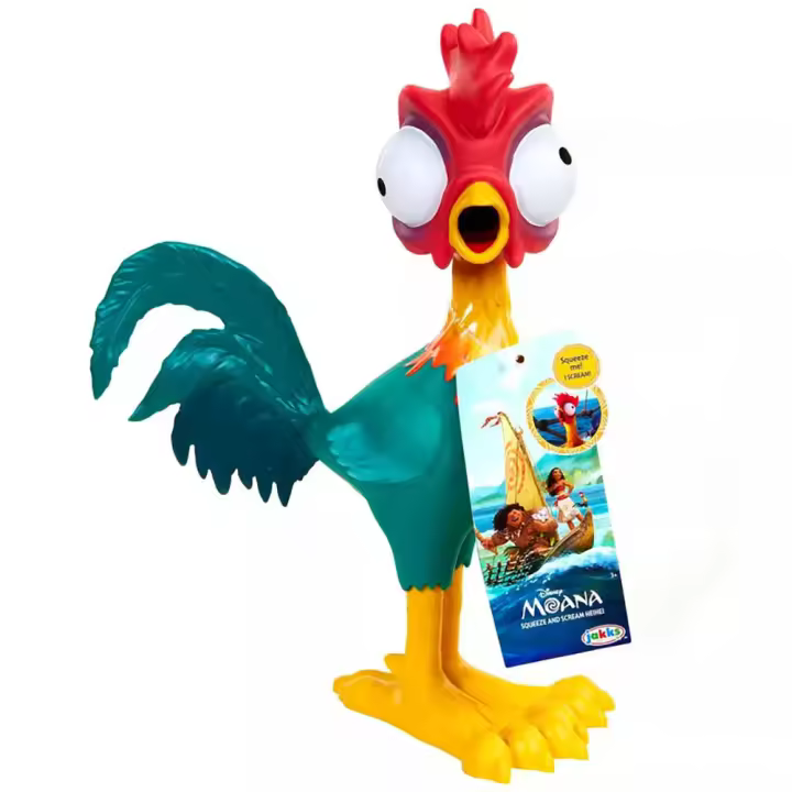 Jakks Pacific Hei Hei Aprieta Y Grita A La Muñeca De Vaiana 2 Disney - 1