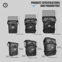 Bolsas De Bicicleta Impermeables Multi-Función SOYAVISION 10L 20L 30L Estuche De Equipaje Para Motocicleta Con Estuche De Sillín - details 1