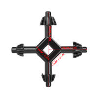 Herramienta De Perforación Multifuncional 4 En 1 Con Enchufe De Acero 4 En 1 Llave De Rosca Ajustable Para Herramientas Manuales - details 0