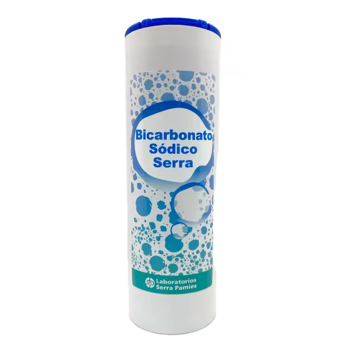 Bicarbonato sódico Serra 700 gramos - Vit Ol Amin Bicarbonato ayuda a aliviar la acidez y pesadez de estómago (Pirosis). También es un aliado perfecto en cocina y repostería y puede utilizarse para limpieza de plata, etc. - 1