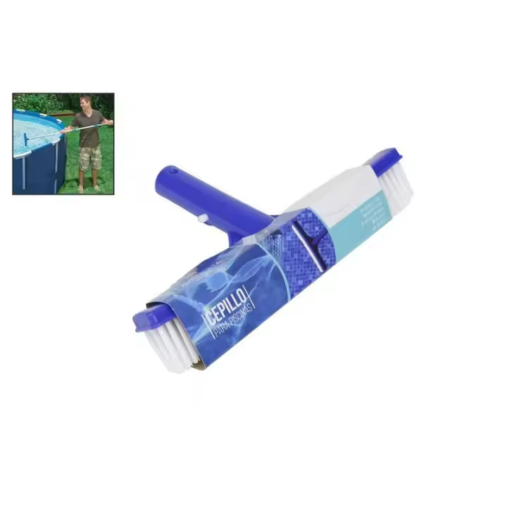 Limpiador de Piscina Gerimport - Modelo 26 X 18 Cm - Cepillo de Limpieza Resistente Al Agua - Para una Eficiente Limpieza - 1