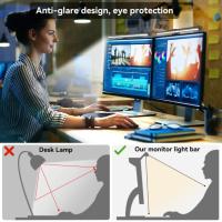 Lámpara De Escritorio LED RGB Ajustable Para Monitor Luz De Pantalla Para PC Hogar Dormitorio Estudio Oficina Con Barra Colgante - details 17