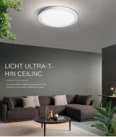 Luz De Techo LED Ultrafina 2.2CM Panel Decorativo Energía Ahorradora Sin Parpadeo 6W 9W 13W 18W 24W Para Dormitorio Habitación - details 0