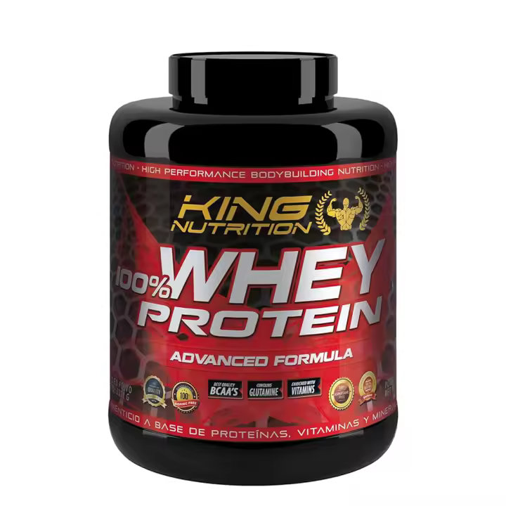 100% Whey Protein 2kg King Nutrition Proteina Concentrada* - 1