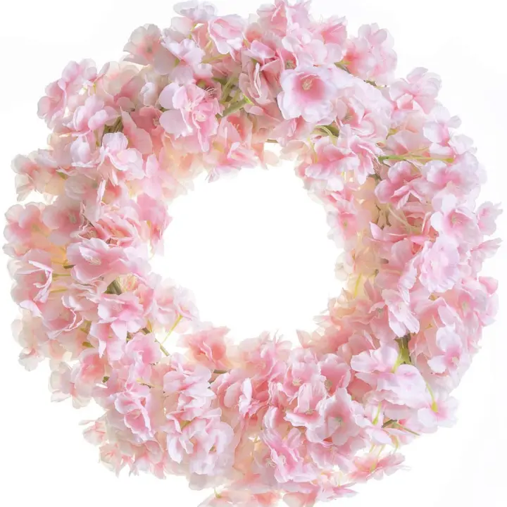Arco De Rosas Artificiales De Sакura 180CM Para Boda Decoración De Jardín Fiesta En Casa Navidad Falsa Seda Plantas Para Scrapbook - 1
