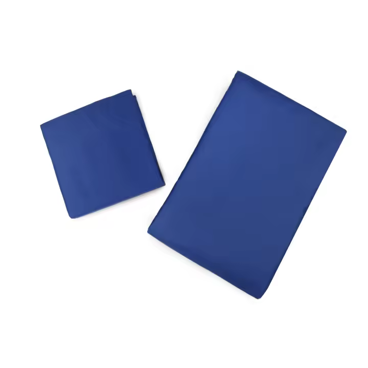 Wellhome Juego de Cama 240x220 Satén de Algodón Azul Oscuro - Suavidad Garantizada - 1