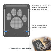Puerta Para Perros De Pantalla Con Abertura Magnética Cerrable Tamaño 8x10 Pulgadas Adecuado Para Pequeños Perros Material Plástico - details 4