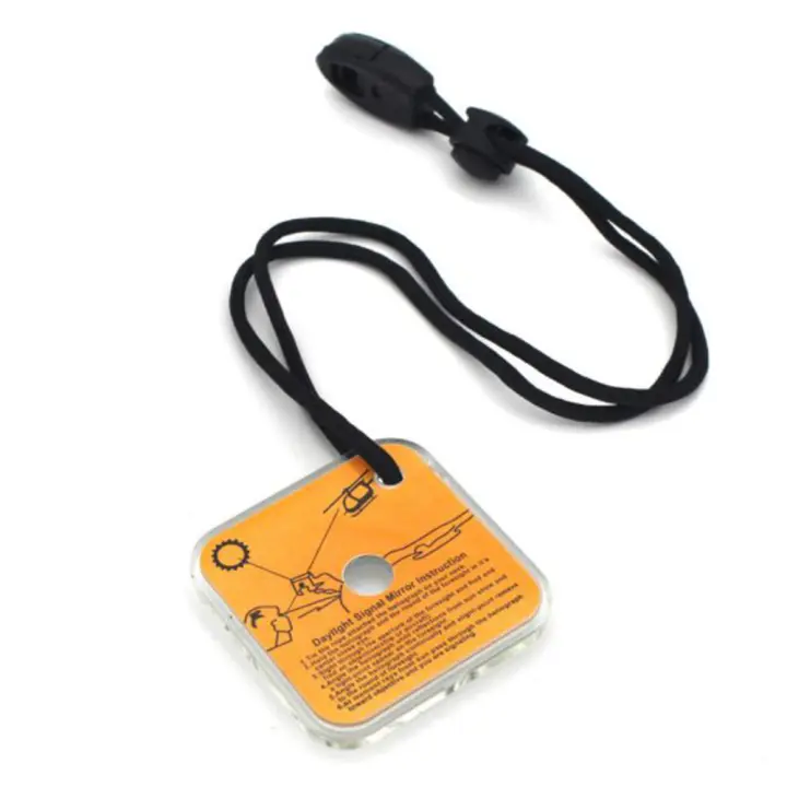 Espejo De Señal Reflector Para Supervivencia Al Aire Libre Herramienta Práctica De Luz Del Día Para Camping Y Senderismo Kit De Primeros Auxilios - 1