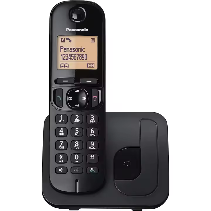 Teléfono Inalámbrico Panasonic KX-TGC210 con Identificador de Llamadas y Agenda de 50 Números - 1