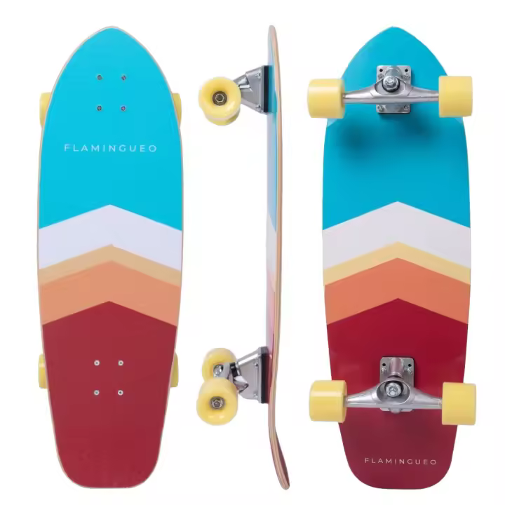Flamingueo Surfskate Tabla de Skate Dureza 80AB Skateboard Surfskate ABEC-7 Skate Completo Skate Adulto Monopatin Surf Tabla de Surf Skate Pump Surf Skate - 1