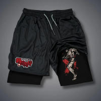 Shorts Deportivos De Verano Para Hombres Con Estampado De Dibujos Animados Y Bolsillos Doble Capa Secado Rápido Talla M-3XL Fitness Running - details 3