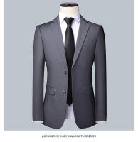 Traje De Dos Piezas Para Hombre Corte Ajustado 2024 Alta Calidad Traje Formal Profesional De Negocios Con Chaqueta Y Pantalones Botón Doble - details 8