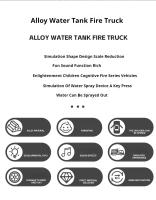 Camión De Escala 1/32 Con Escalera Y Tanque De Agua Juguete De Incendio Con Sonido Y Luz Puerta Abre Vehículo Regalo De Cumpleaños Para Niños Material Aleación Diseño Realista - details 1