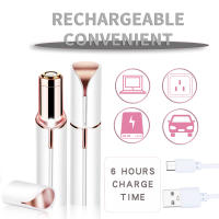 Epilador Eléctrico Portátil En Forma De Labial Para Mujeres Eliminación De Vello Facial Painless Y Efectiva Herramienta De Afeitado Doméstico Con Un Cuchillo - details 0