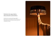 CREATE- Estufa de infrarrojos para terrazas y exteriores - 3 potencias de calor, 2100W - PATIO HEATER - details 1