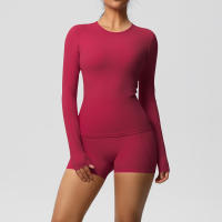 SSITO Traje Deportivo de Yoga para Mujer, 2 UDS., entrenamiento, ajuste Seco, transpirable, Top Deportivo de Alta elasticidad, pantalones de Yoga de Belte Alta para Mujer - details 36