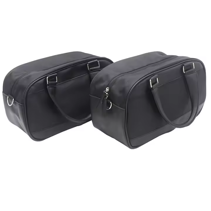 Bolsa De Sillín Para Honda Goldwing GL 1800 2018-2020 Almacenamiento Lateral De Bricos De Alta Calidad En Nylon Negro Accesorios De Motocicleta - 1