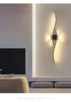 Lámpara De Pared Moderna Y Sencilla Para Cocina Y Sala De Estar Con Luz LED Decoración De Hogar Adecuada Para TV Y Dormitorio Iluminación Diaria - details 9