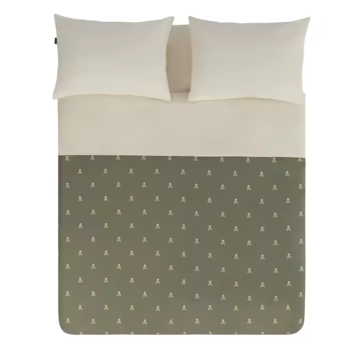 Scalpers - Set de Cama 4pc Beige 100% Algodón Hipoalergénico - Suavidad Incomparable - 1
