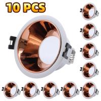 2/10Pcs Iluminación LED De Techo En Forma Redonda Ondulada Dorada Negra Blanca Soporte Para Bombilla GU10 MR16 De Aleación De Aluminio - details 5