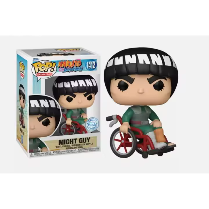 Funko pop Might Guy 1412 Naruto Shippuden Silla de Ruedas - 1