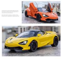McLaren 720s Super Deportivo De Escala 1/24 En Aleación De Metal Modelo De Simulación Con Sonido Y Luz Juguete Retroalimentado Para Niños Regalos - details 17