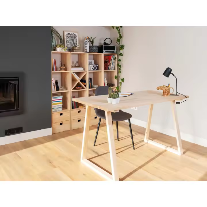 Patas de madera para mesa de escritorio o comedor - 1
